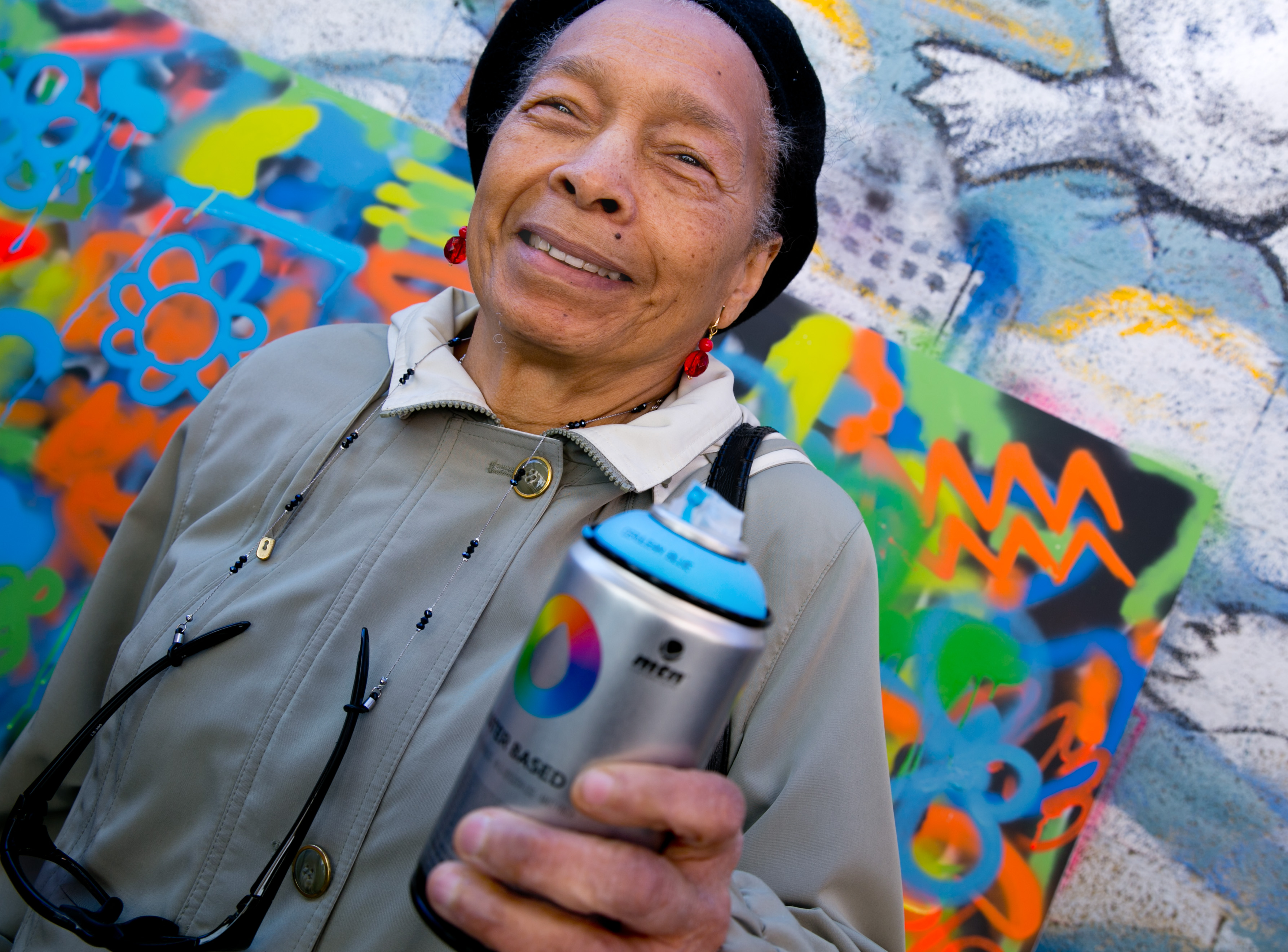 Photo: Granny Does Graffiti at VSA Gallery 5