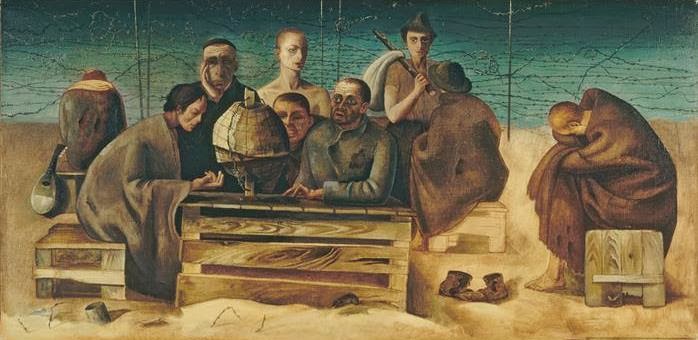 Image: Felix Nussbaum Prisoners in St Cyprien