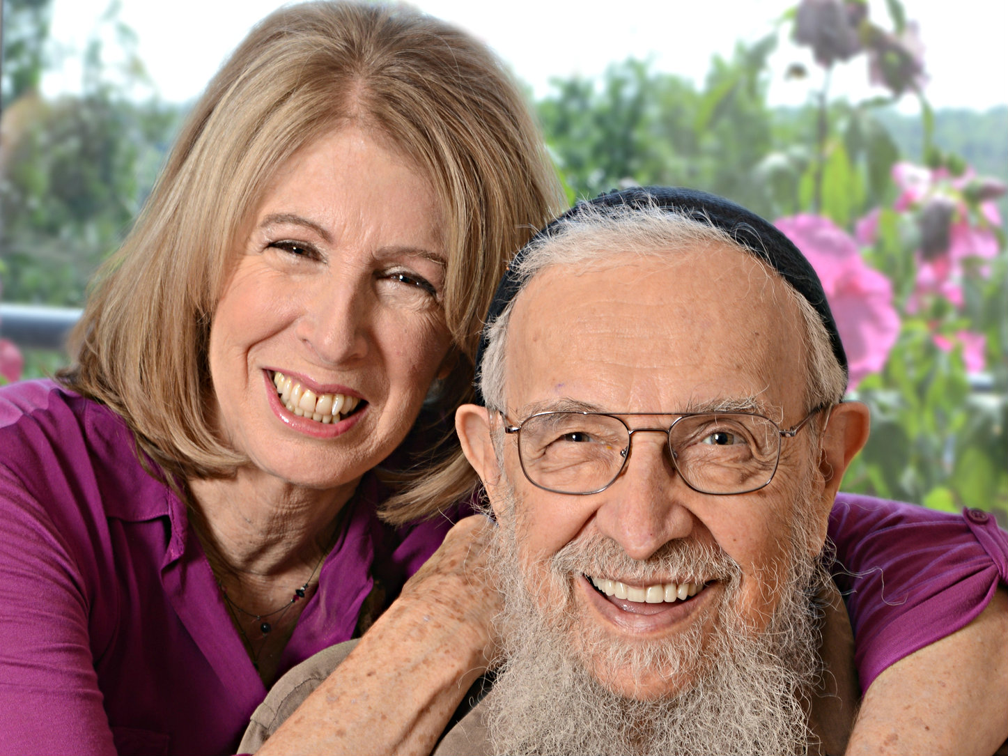 Photo: Boulder Rabbi Zalman Schachter-Shalomi and author Sara Davidson