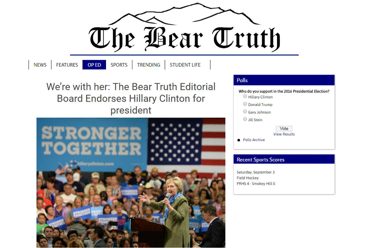 Photo: Screencap The Bear Truth Clinton Endorsement