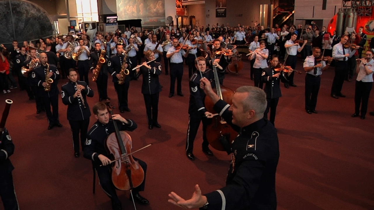 air force band flash mob 2019