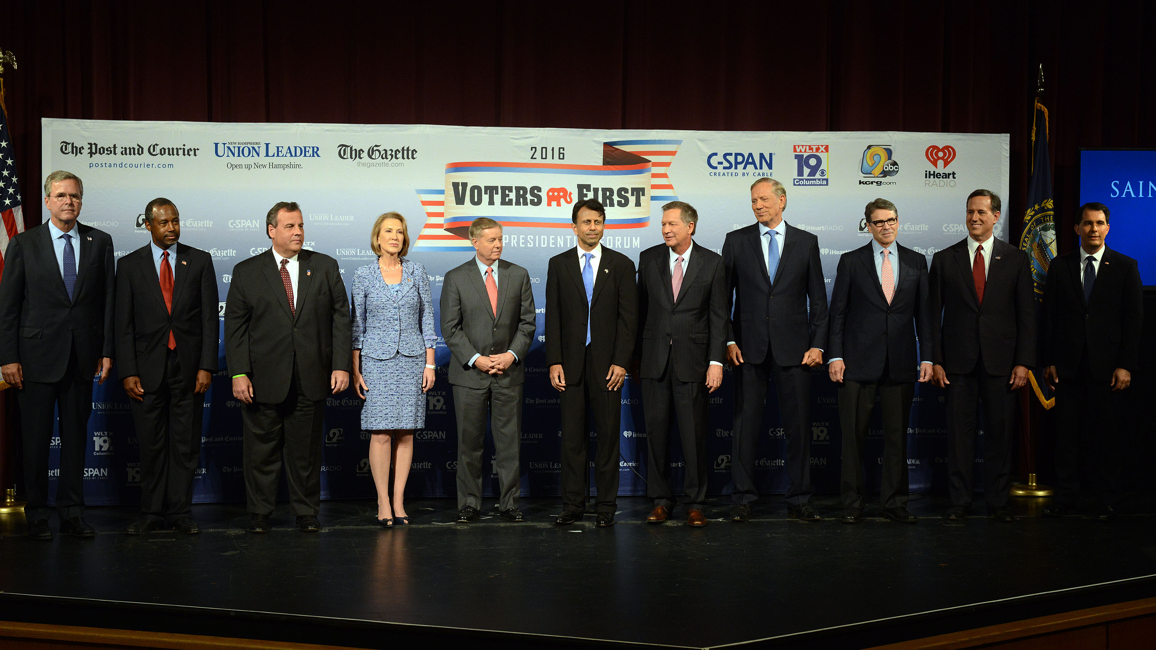 Much Like Speed Dating, Republicans Try Their Best, Short Pitches