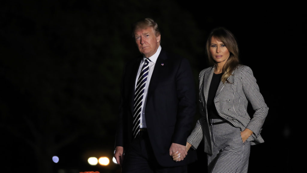 After Weeks Out Of The Public Eye, Melania Trump Re-Emerges At White ...