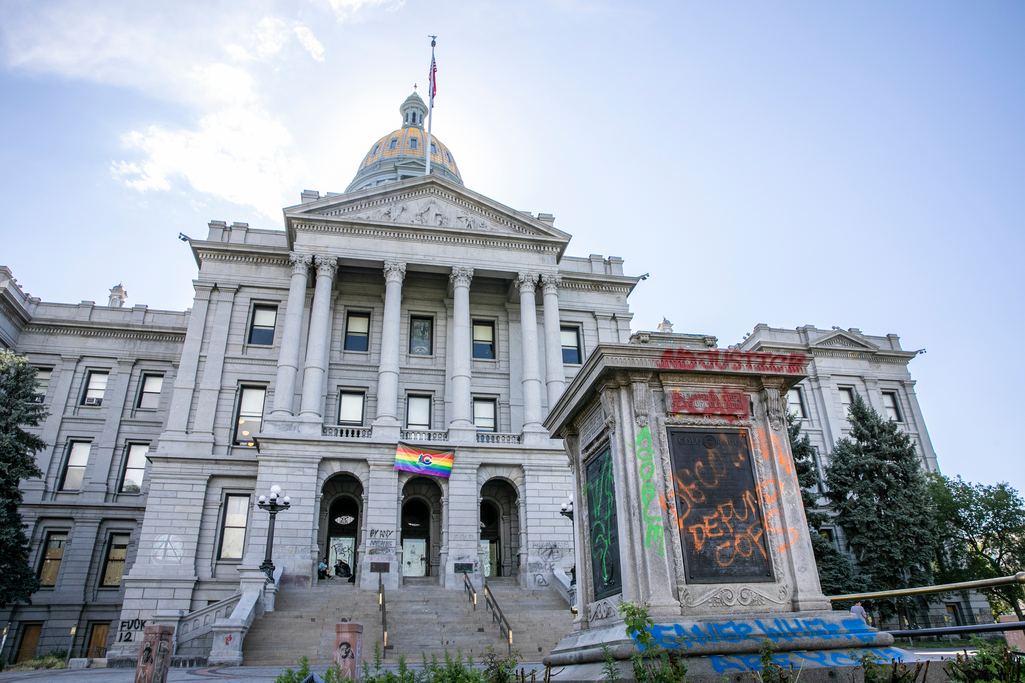 Colorado Civil War Soldier Statue Torn Down At The Capitol Colorado