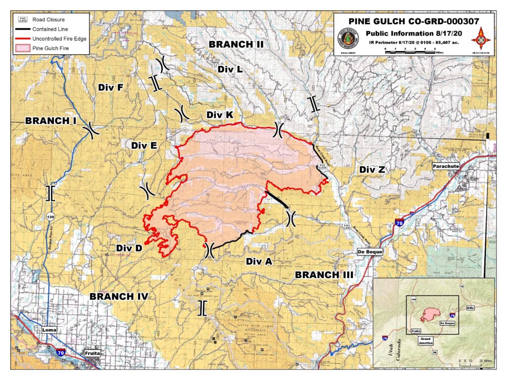 Colorado Fire Map With Cities World Map