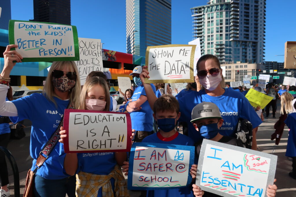 Denver Public School Parents Protest Return To Remote Learning Amid ...