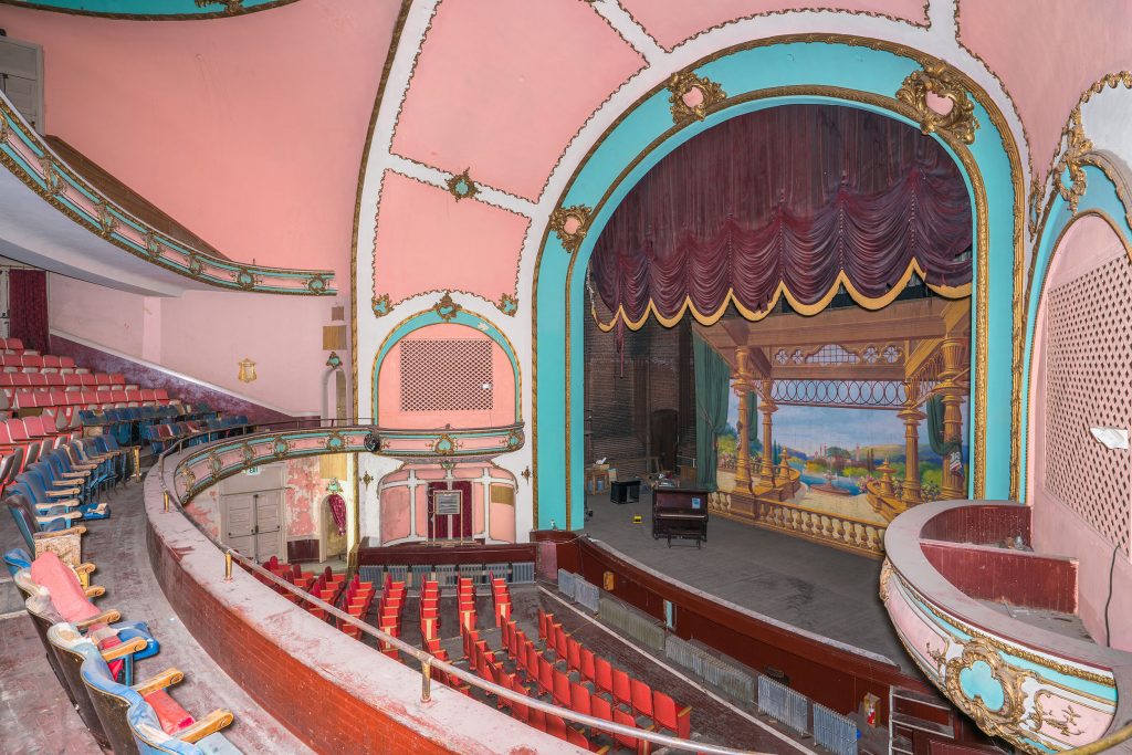 Inside the historic Fox West Theatre.