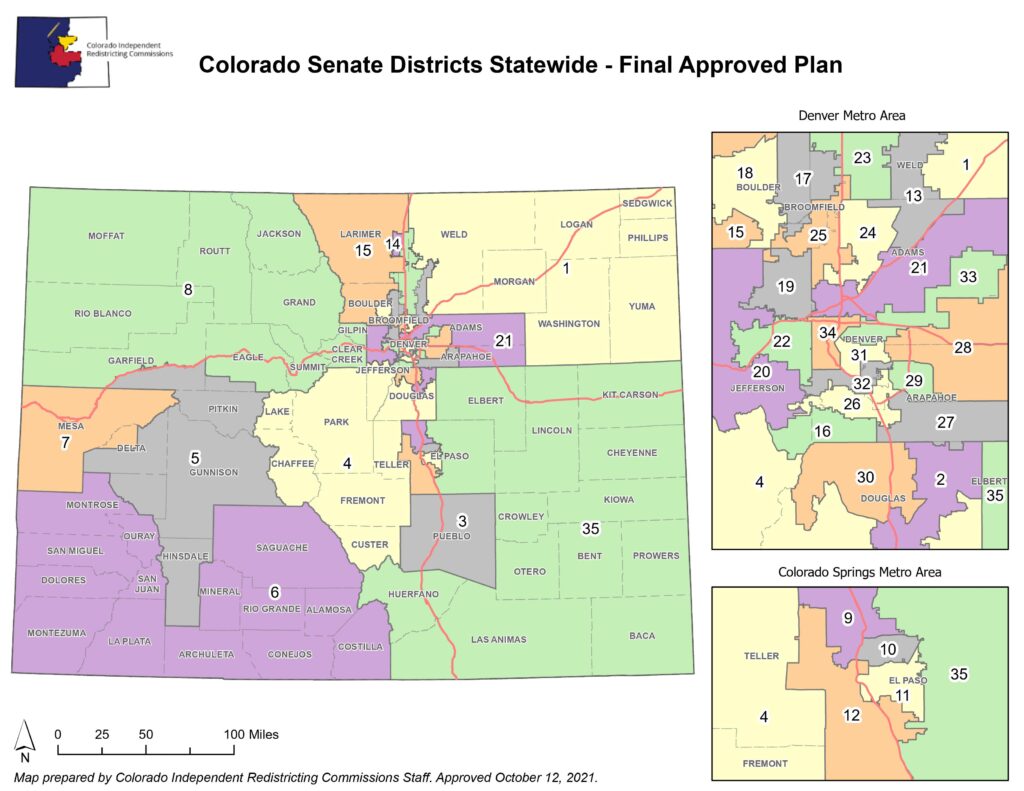 Colorado Officially Has New State Legislative Maps Colorado Public Radio