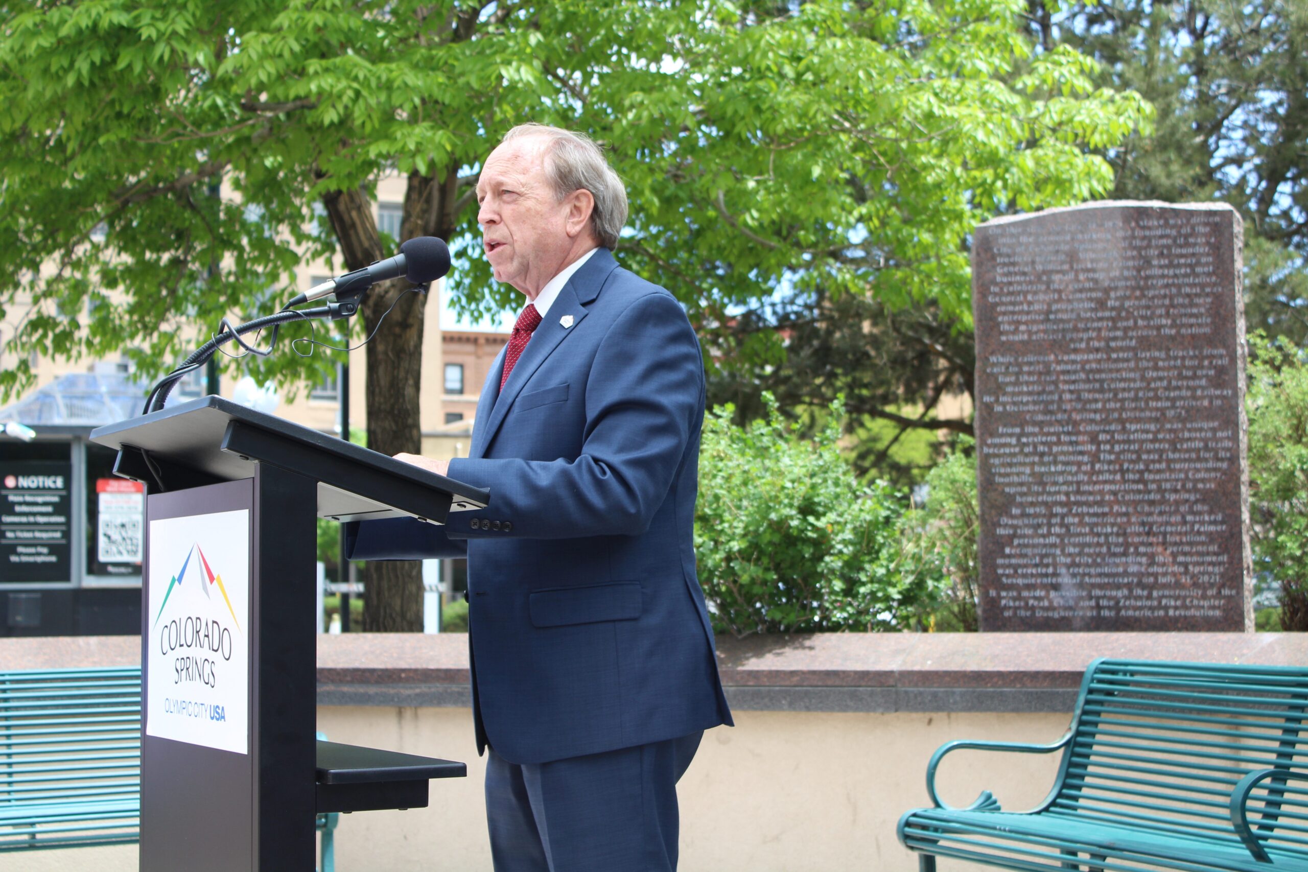 Colorado Springs dedicates new monument at site of city's founding - Vimarsana News