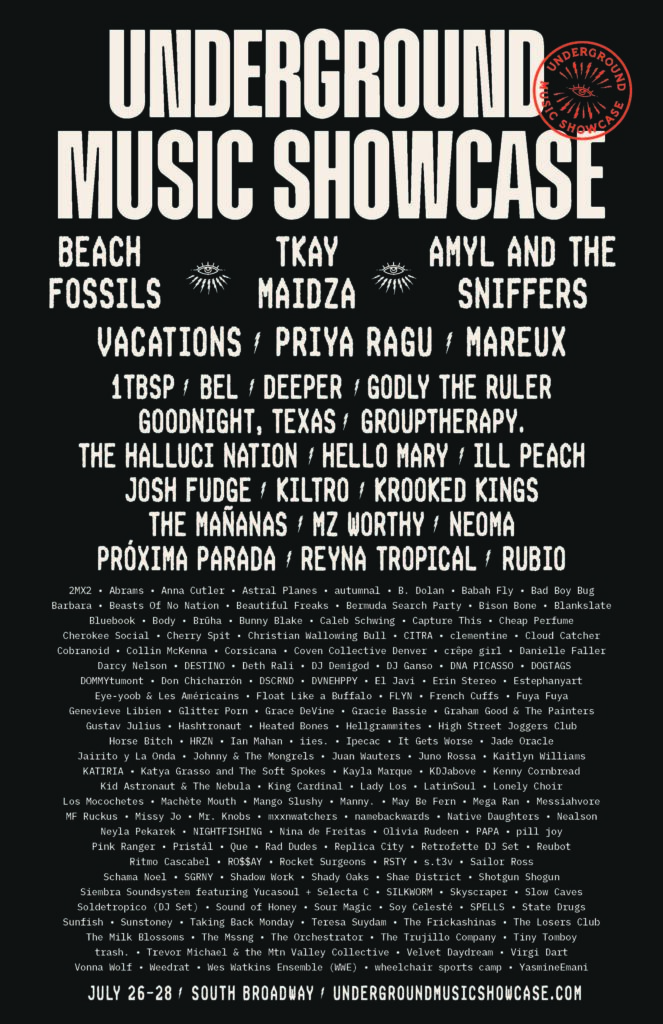 Everything you need to know about the Underground Music Showcase 2024
