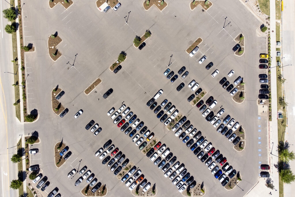 RTD's Central Park park-and-ride, which doesn't usually get close to filling up. May 24, 2024.