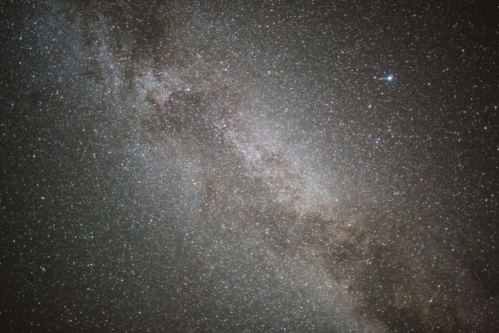 The night sky over State Forest State Park