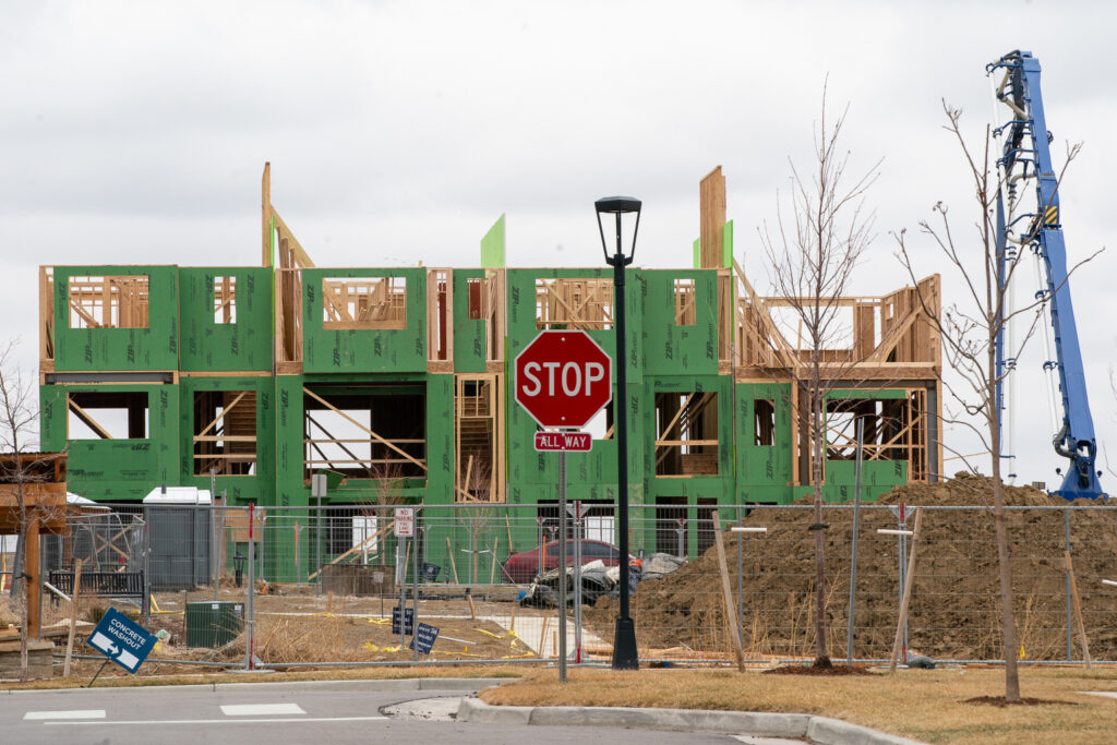 New townhome construction in Superior