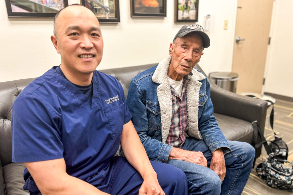 Chester Reed remembers the images vividly: the fall of Saigon broadcast on television, families desperate to flee. "The people, they were scared to death. They didn't know what tomorrow was gonna bring," he recalled. "Only thing the people in South Vietnam wanted to do is live in peace, raise their families and get on with their lives." Fifty years after the end of the Vietnam War, Reed — a veteran who served two tours in Southeast Asia — has found an unexpected bond with someone whose life the war upended: Dr. Vinh Chung, a Colorado Springs dermatologist who now treats him. “When Saigon fell in April of 1975, my mother was pregnant with me,” Chung said. “I didn't choose to go there. I wasn't drafted. I was just born there." Chung's family, ethnic Chinese business owners, lost everything when Saigon fell, he said. Born in the Mekong Delta, he spent his early childhood in the jungle before his family fled Vietnam by boat. "There's a one-way trip because when you leave as a refugee, there's no going back," he added. After drifting at sea with no food or water, they were rescued by a humanitarian ship. Eventually, a small Lutheran church in Fort Smith, Arkansas, sponsored them. Decades later, another life-changing event brought Reed and Chung together — not on a battlefield, but in a Colorado clinic. "I had a cancer on the back of my neck," Reed remembered, touching the spot below his head. Reed said a friend recommended Dr. Chung. "Two days later, he operated on me and I'm here today because he's took good care of me for the last 14 or 15 years." "Mr. Reed here took a chance on me," Chung chimed in. "I came here, opened a practice. I knew nobody. And so we started from scratch." The two men bonded over more than medical procedures. Their conversations revealed parallels between their journeys and a shared belief in the power of kindness. "You can't control the paths of your lives," Chung said. "But you can always control how you treat other people." Reed agreed: "I like to treat everybody just like I treat myself. If I treat you that way, you'll treat me right too." Fifty years after Saigon fell, both men say they carry the lessons of war and survival. "It made me grow up a little quicker," Reed said. "You go through field hospitals, you see people laying there with no legs, no arms. You just learn to live with things. You can't change nothing." Chung reflected on the duality of human nature. "Humans are capable of the most cruel and savage behavior," he said. "On the other hand, I'm just amazed at the incredible courage and generosity of people I've encountered." As the world marks the anniversary of the war's end, Chung sees it as a reminder. "Today, as we talk about immigrants and refugees, we must see humanity in them," he said. "We should never, ever lose that." Reed echoed the sentiment. "Just treat everybody like you want to be treated and life will go on and everybody will get along good."