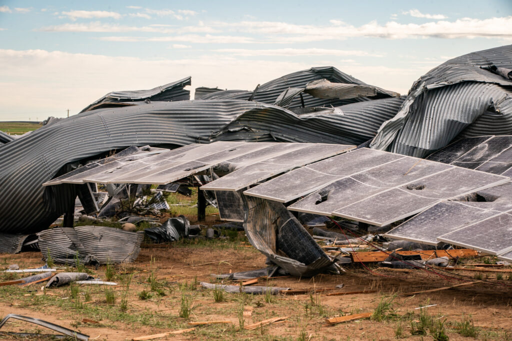 Tornado Damage In Bennet