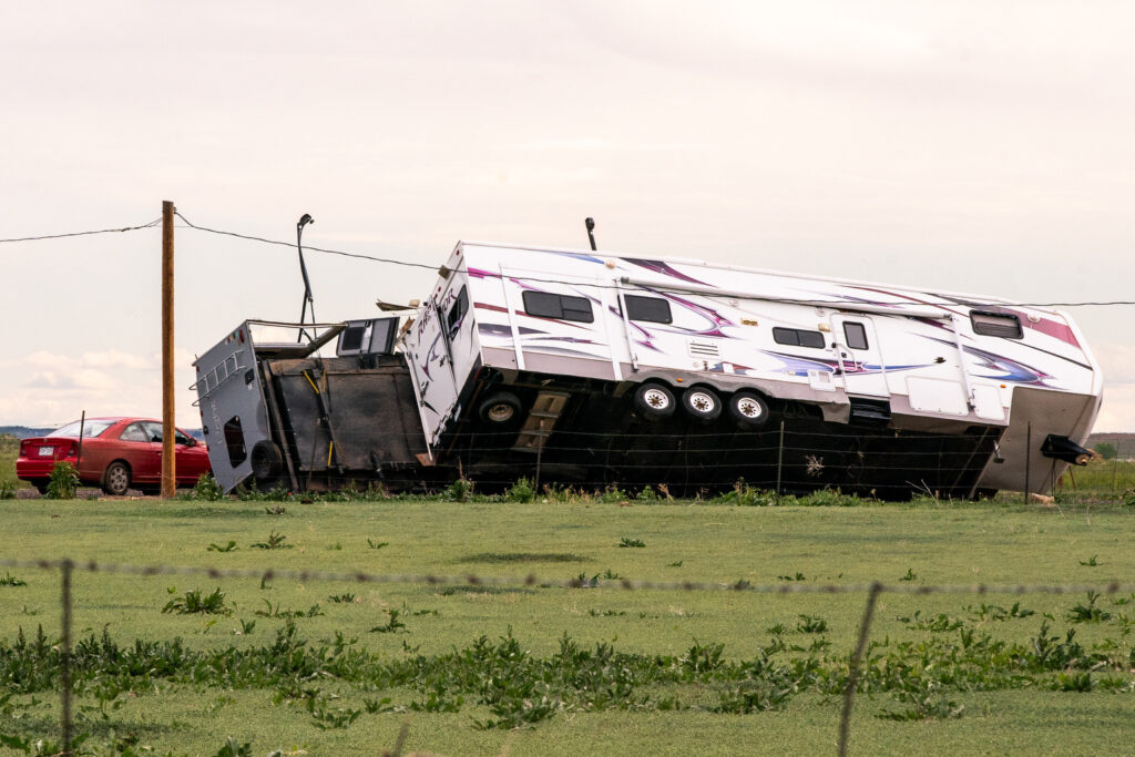 Tornado Damage In Bennet