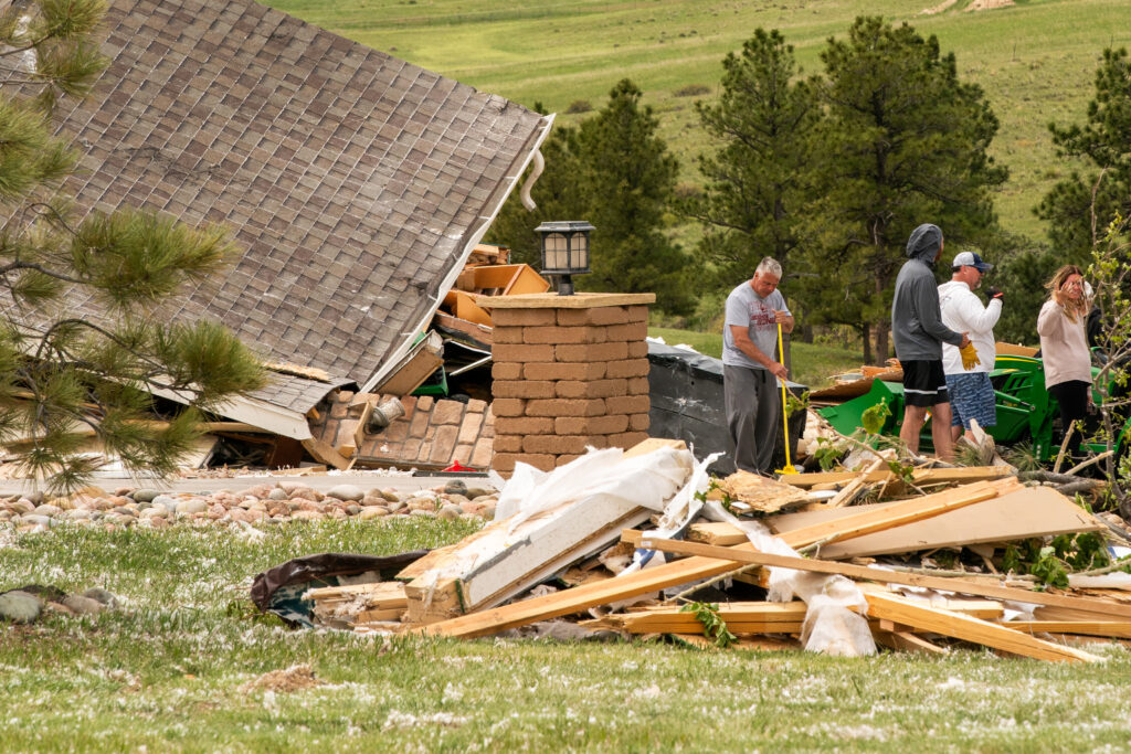 Tornado Damage In Elizabeth