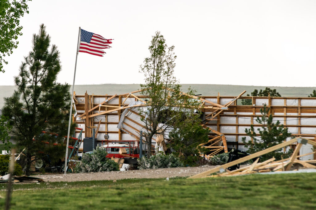 Tornado Damage In Elizabeth