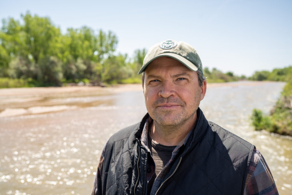 Author Jim O’Donnell at Fountain Creek