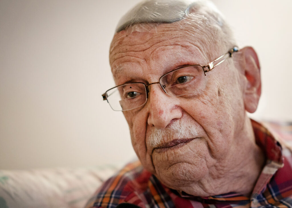 HOWARD BERGER AT HIS HOME IN DENVER