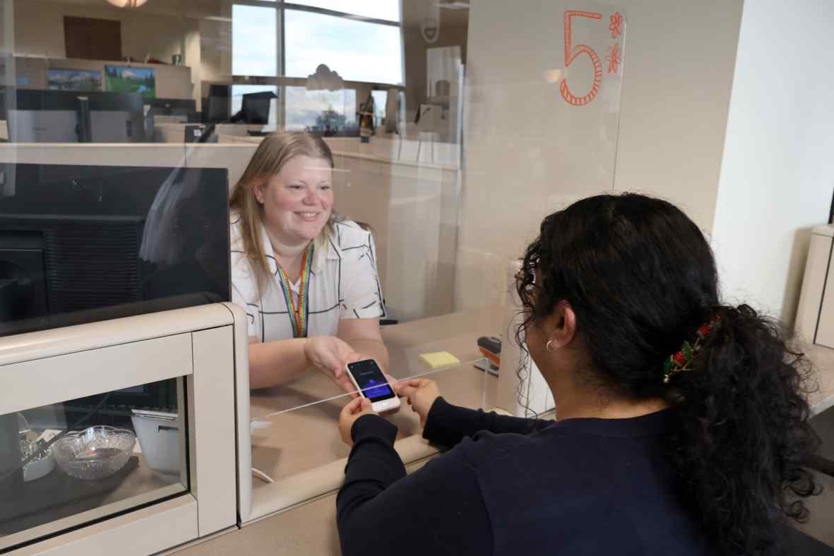 Handheld translation devices help non-English speakers navigate government bureaucracy