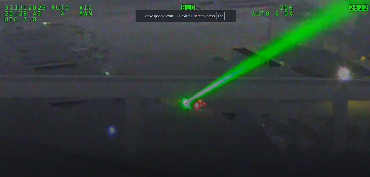 Man arrested in Commerce City for allegedly pointing laser at planes near DIA
