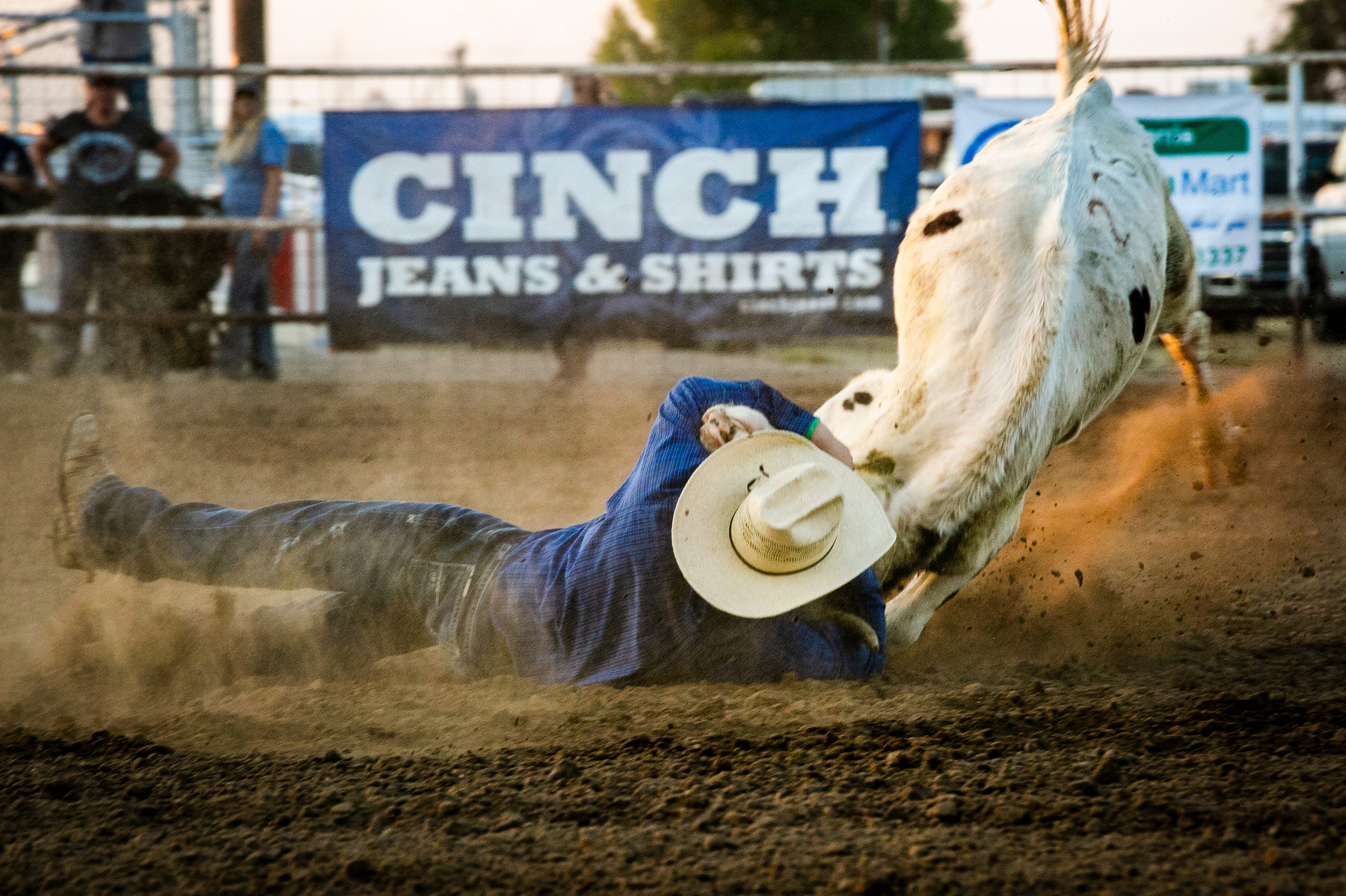 Rodeo night in the Arkansas River Valley town of Rocky Ford