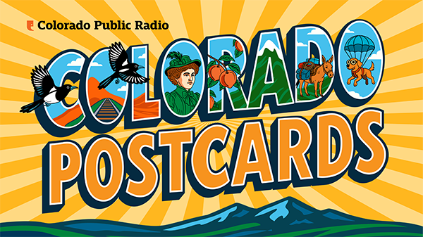 Illustration for Colorado Postcards audio series