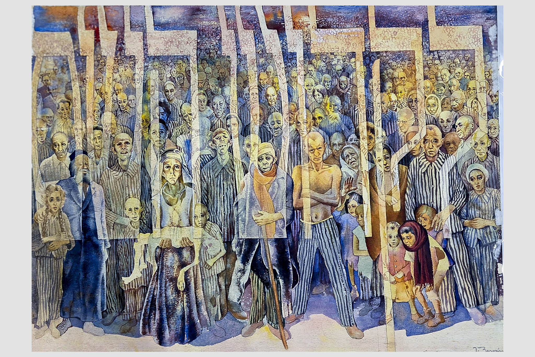 Pueblo artist rescues a painting by a Holocaust survivor. How it got there remains a mystery