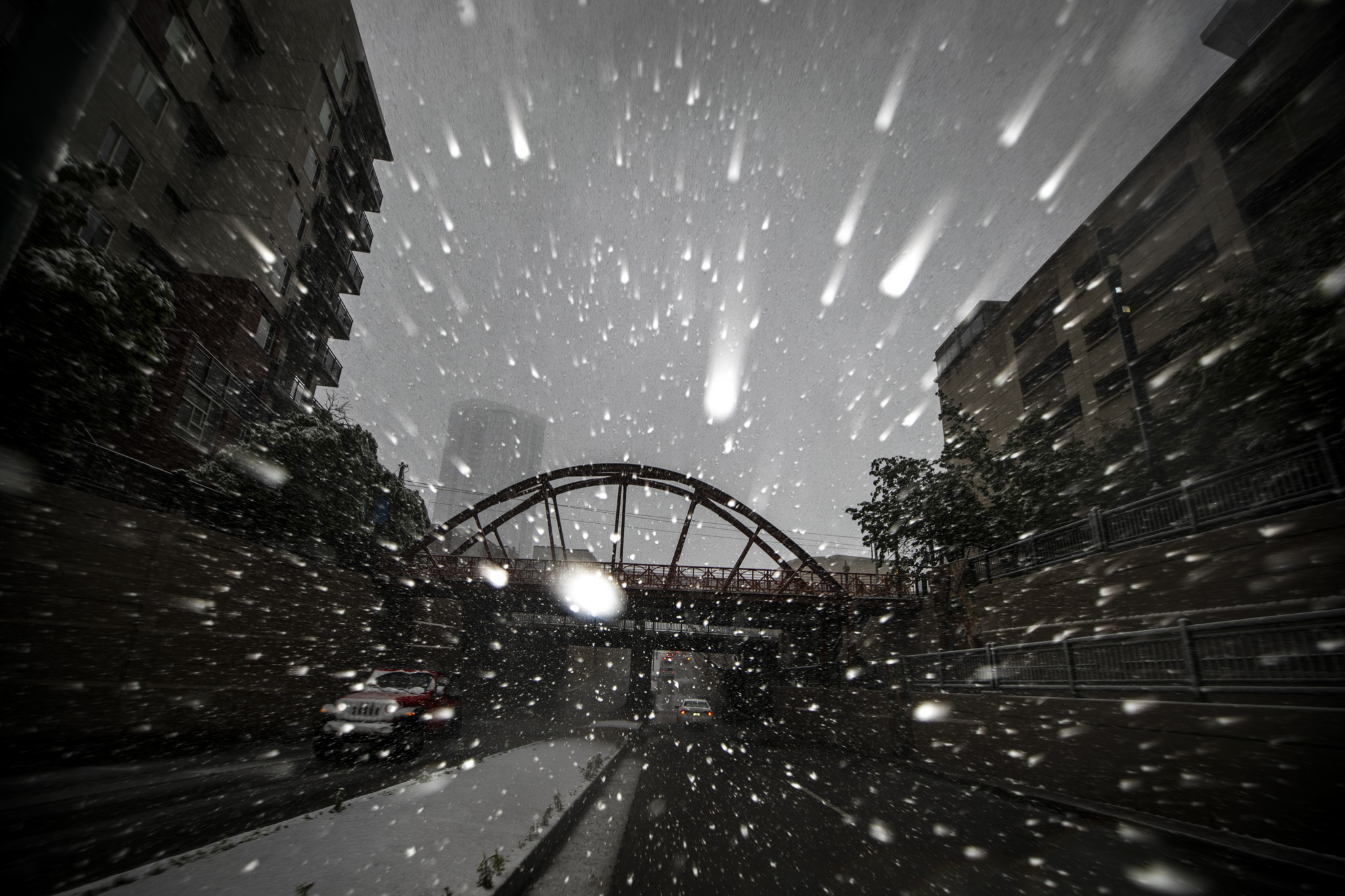Spring snowstorm creates slick roads, power outages across the Front Range