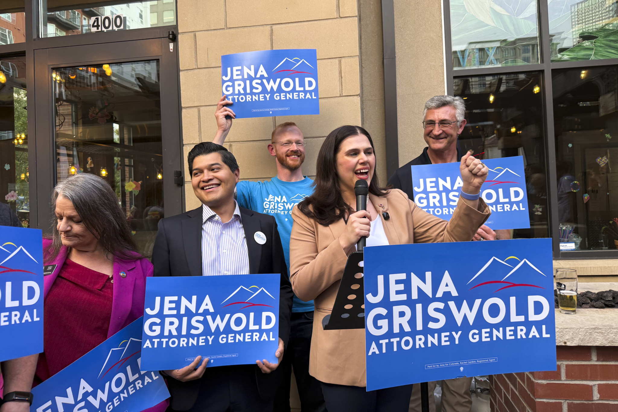In 2019 Jena Griswold started a Senate Exploratory Committee. It’s still active today