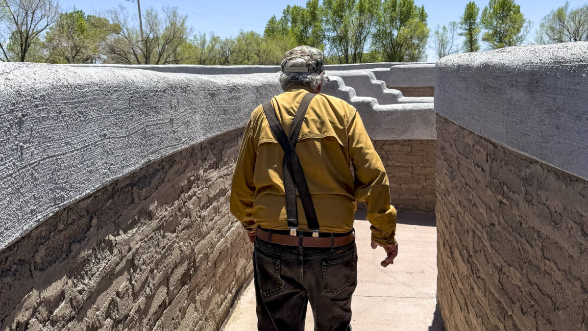 At 88, he built an adobe labyrinth by hand. Now visitors come to