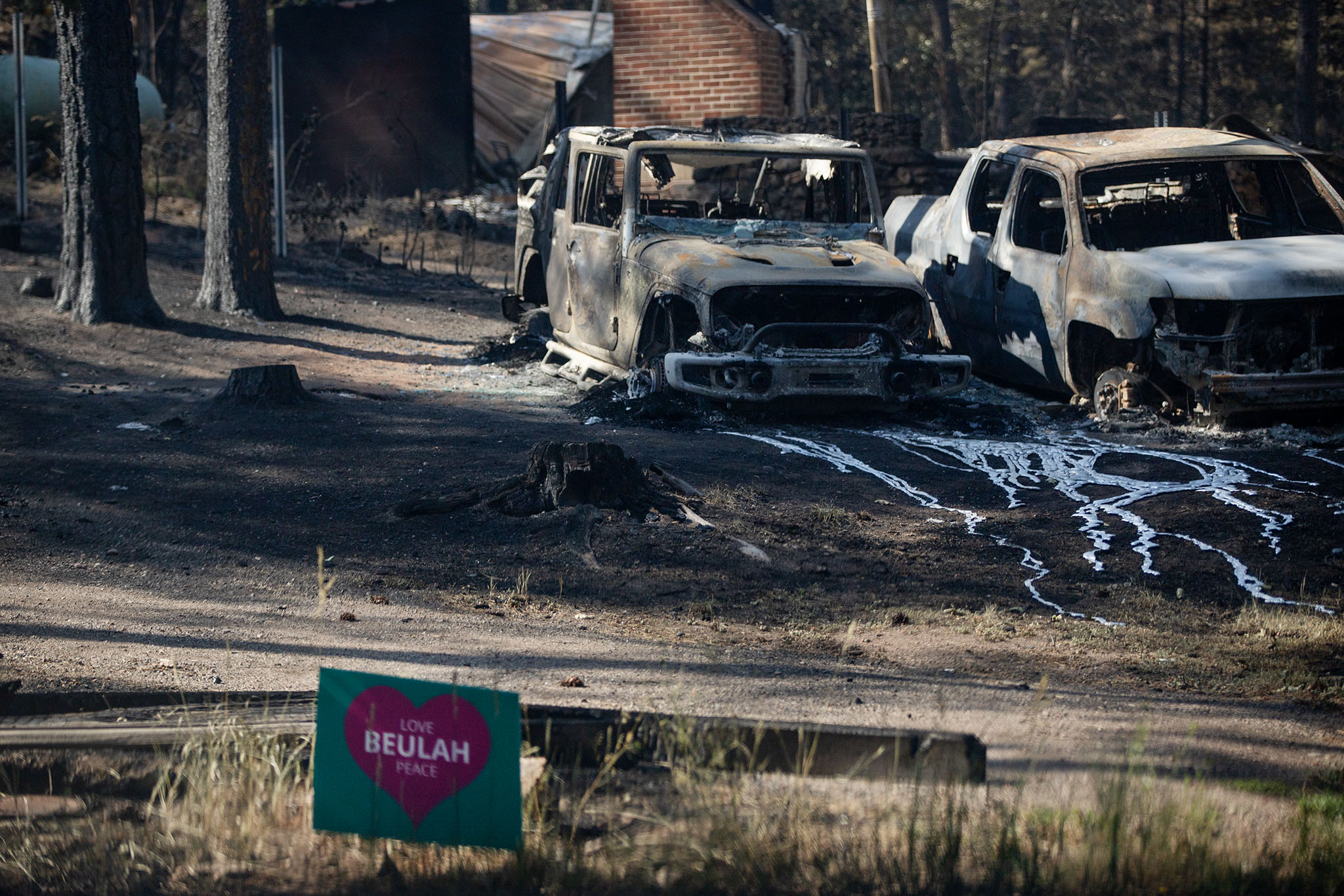 The Aspen Acres fire roared through the small, close-knit community of Beulah, but residents fought back