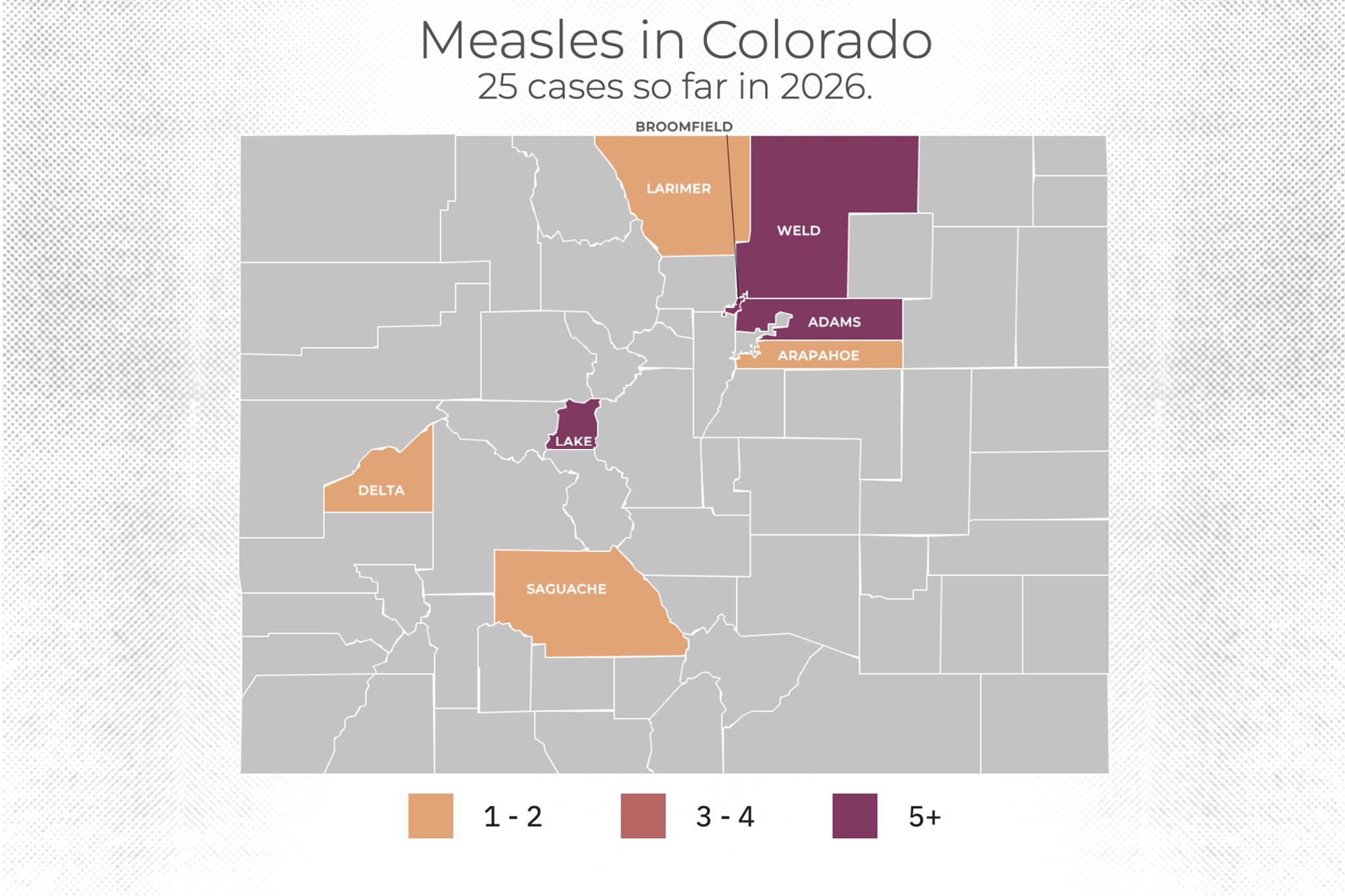 Some Coloradans may have been exposed to measles last week